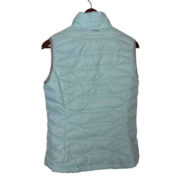 Eddie Bauer Blue Full Zip Sleeveless Down Puffer Vest Women's Small - Picture 3 of 8